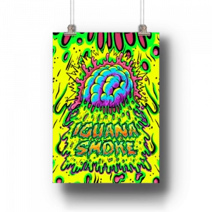poster amnesia iguana smoke