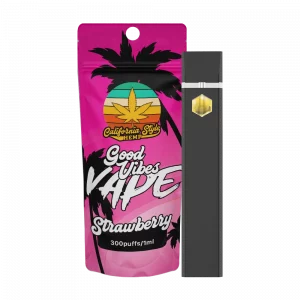 Vaper STV - Good Vibes Strawberry 1ml  (Sativanol)
