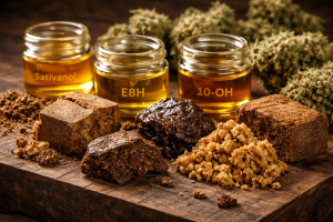 hash y extractos de nuevas moléculas de stv e8h y 10-oh