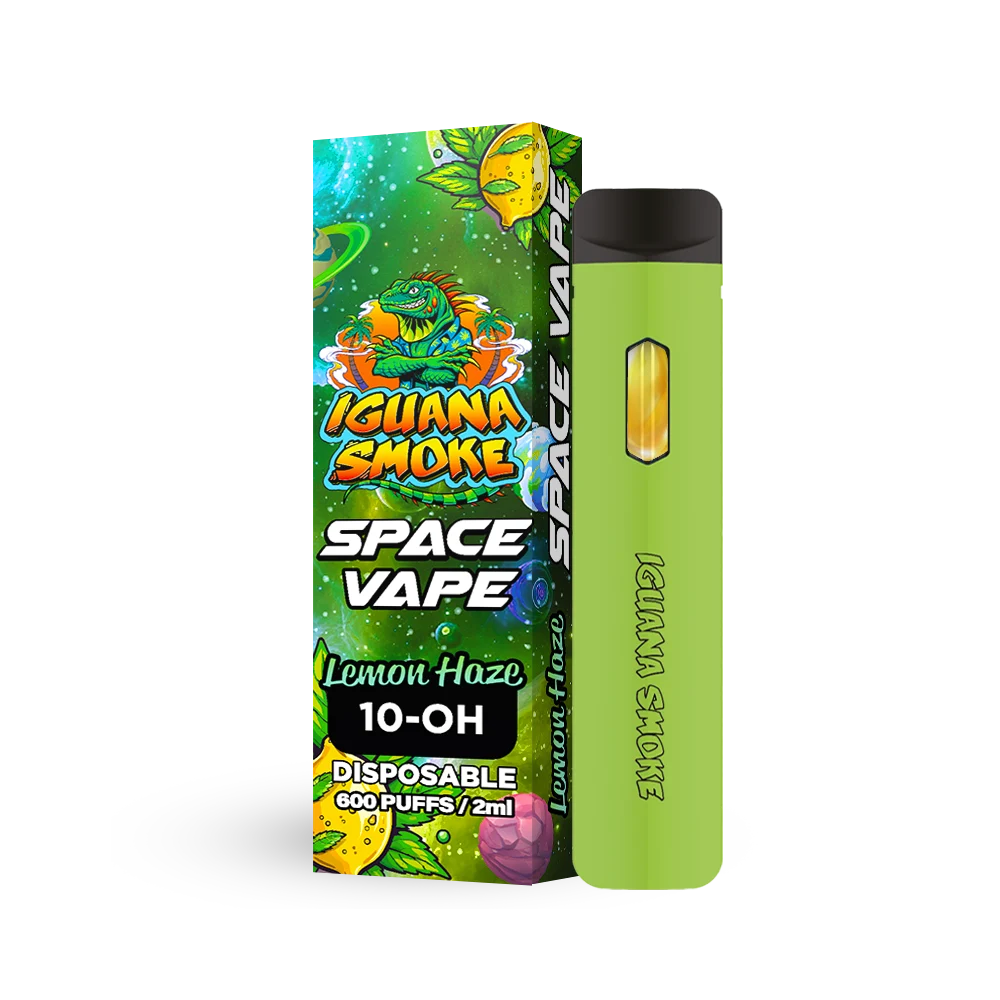 Caja más vaper verde Lemon Haze 10-OH 2ml dcha