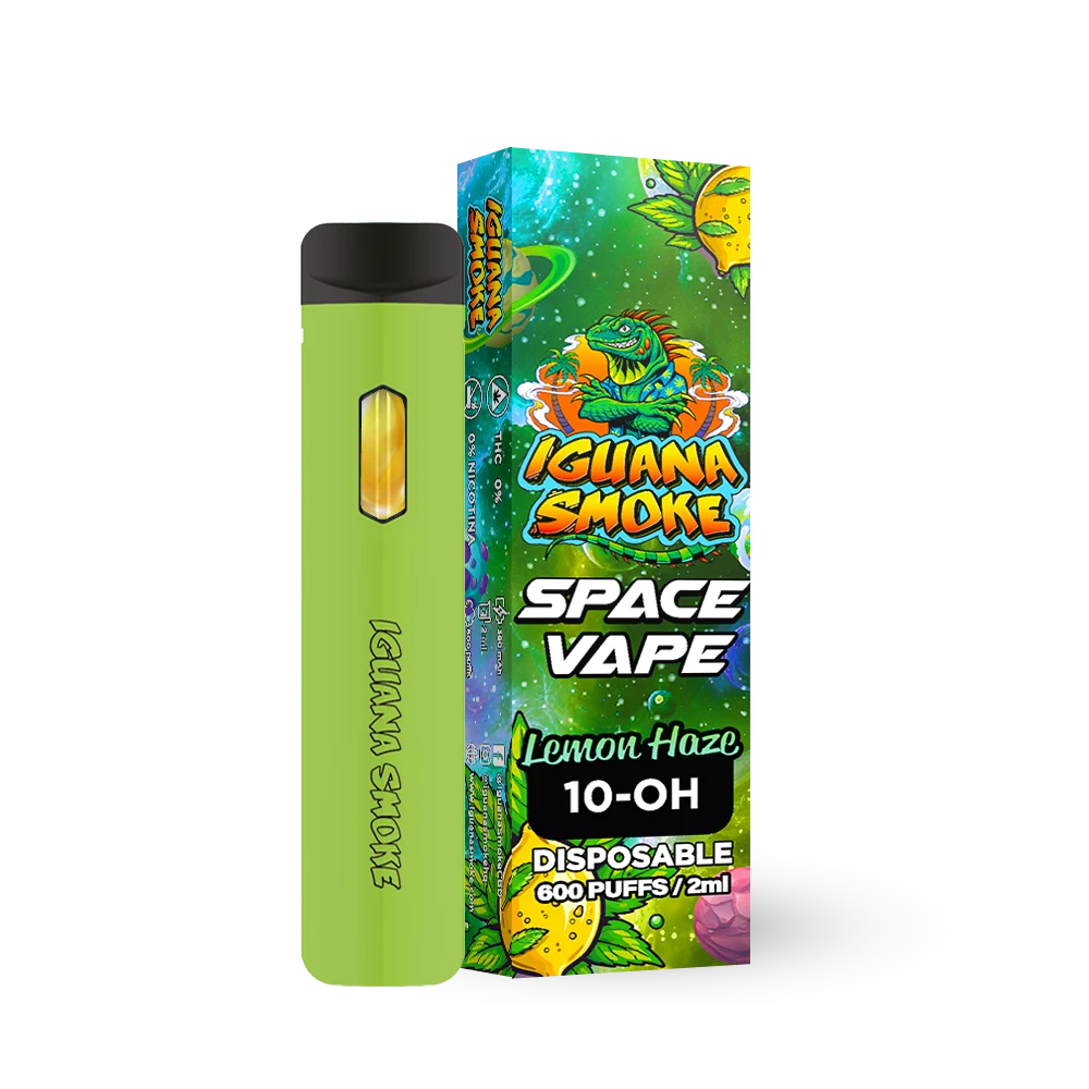 Caja más vaper verde Lemon Haze 10-OH 2ml izq