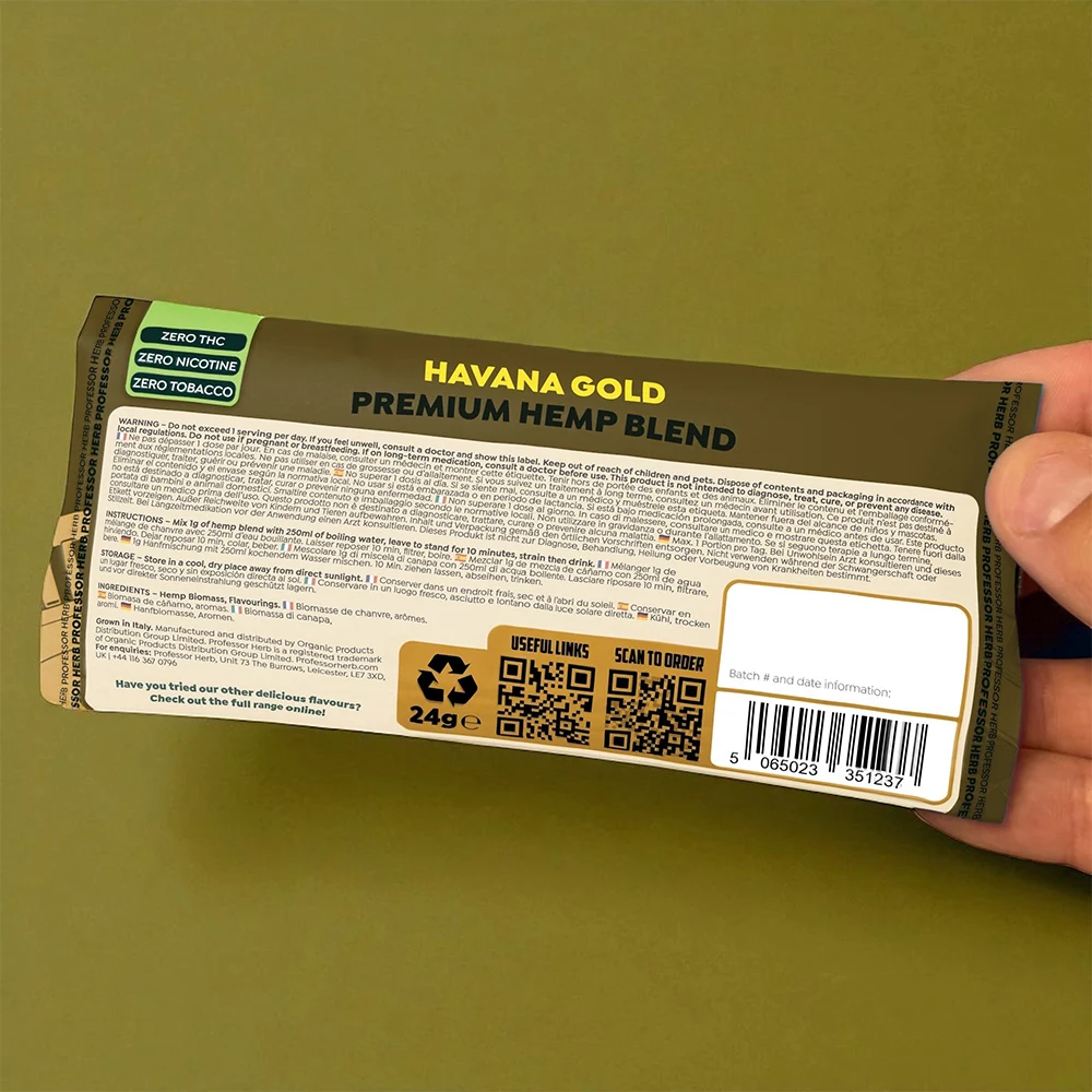 Professor herb hemp blend 24g Havana Gold