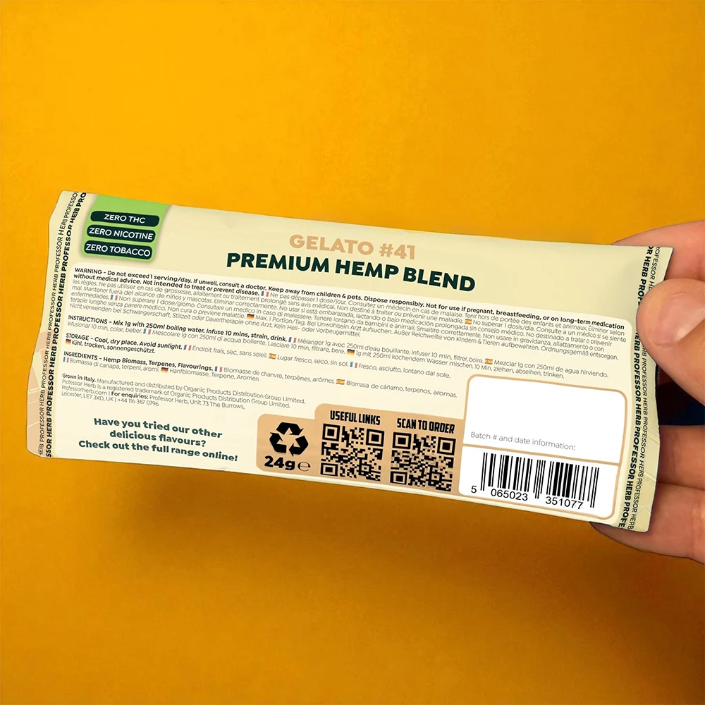 Professor herb hemp blend 24g Gelato #41