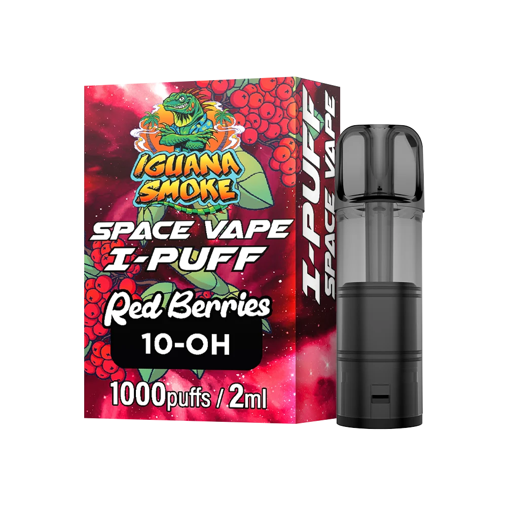 Space Vape I-PUFF red berries 10oh dcha con capsula