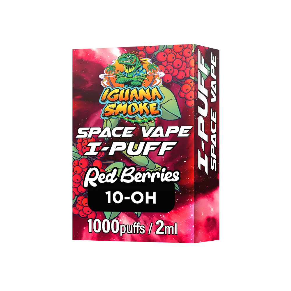 Space Vape I-PUFF red berries 10oh dcha